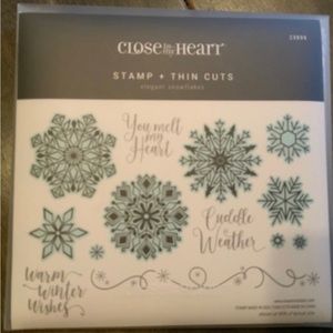 Close To My Heart - Elegant Snowflakes - Stamp and Die Set - Z3899